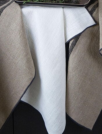 Torchon de cuisine tissé en lin