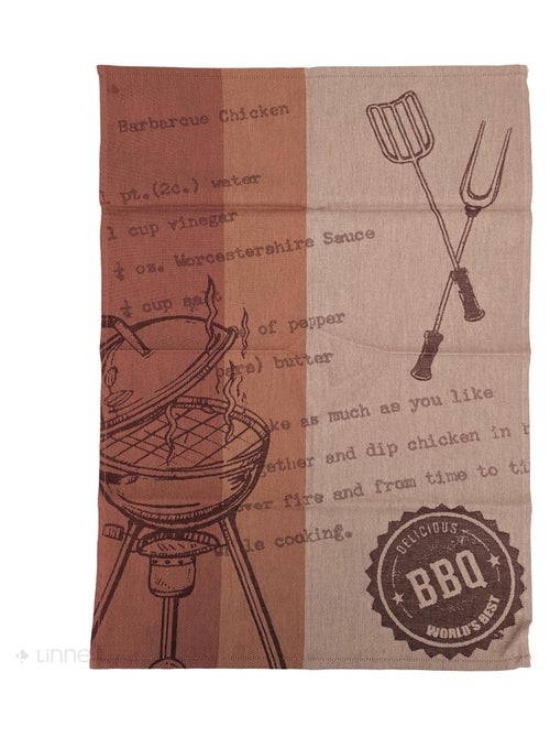 Torchon de cuisine toile collection BBQ 50x70 cm - Kiabi