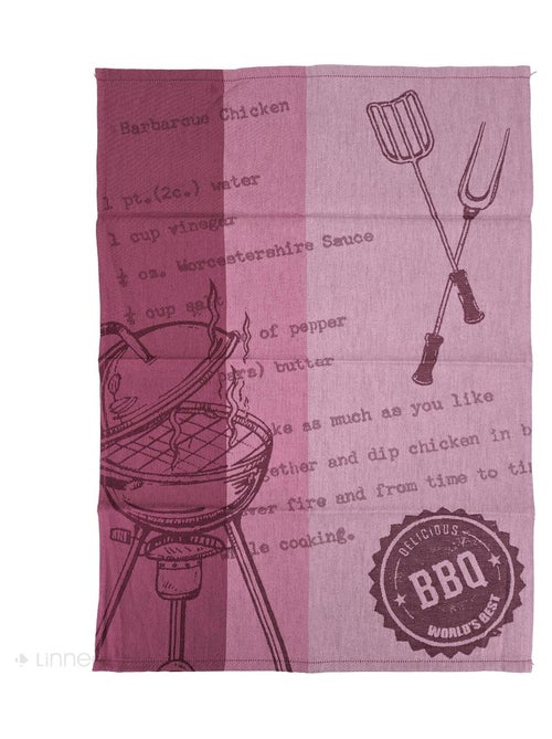 Torchon de cuisine toile collection BBQ 50x70 cm - Kiabi