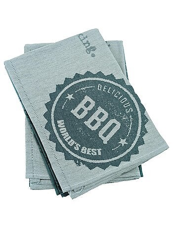 Torchon de cuisine toile collection BBQ 50x70 cm