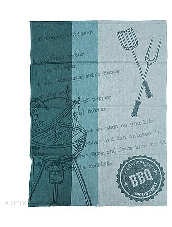 Torchon de cuisine toile collection BBQ 50x70 cm