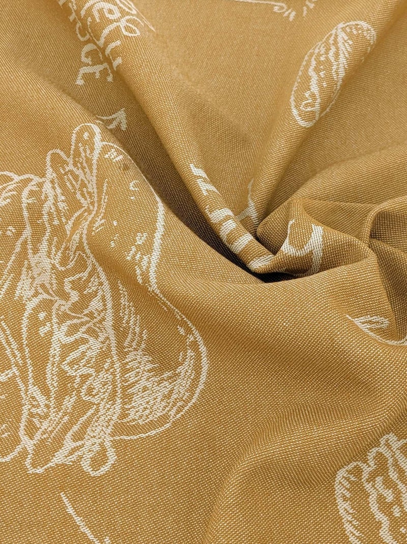 Torchon de cuisine toile collection BURGER 50x70 cm Jaune - Kiabi