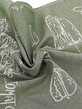 Torchon de cuisine toile collection BURGER 50x70 cm