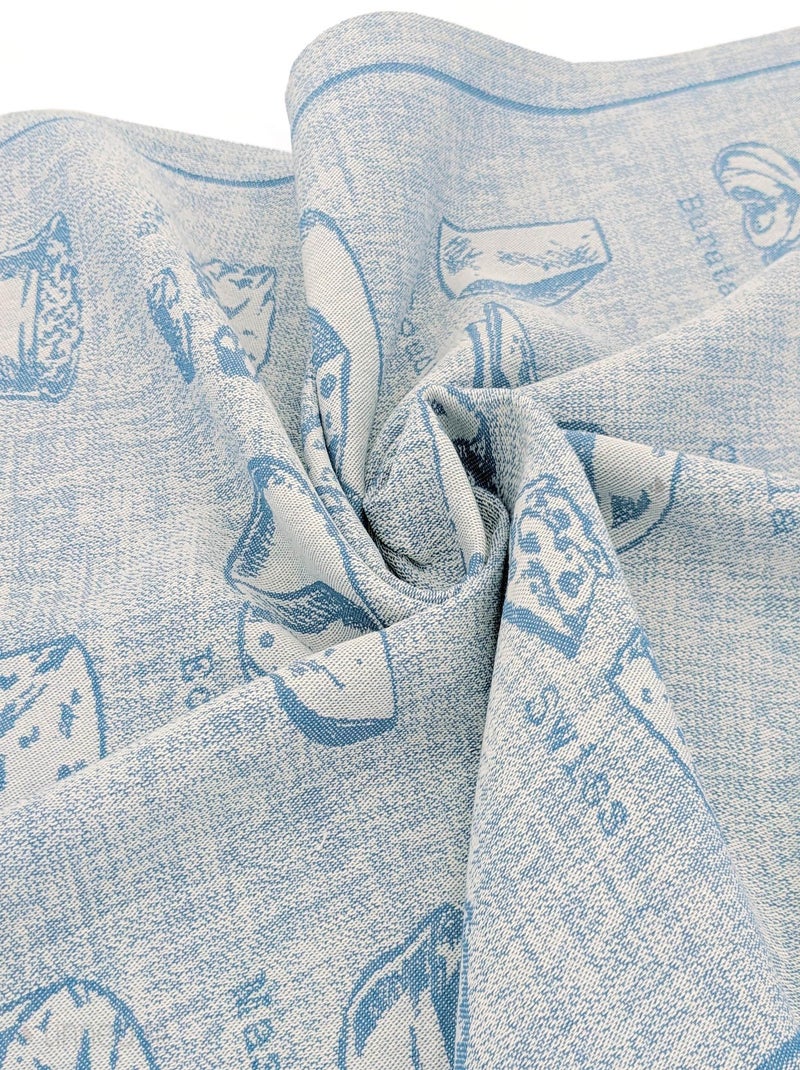 Torchon de cuisine toile collection CHEESE 50x70 cm Bleu - Kiabi