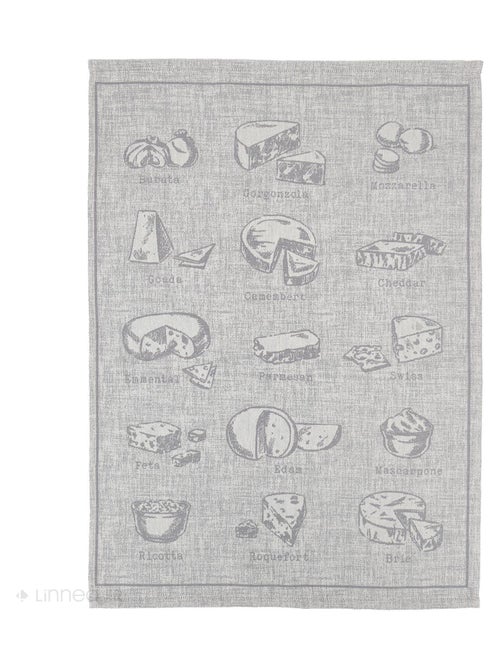 Torchon de cuisine toile collection CHEESE 50x70 cm - Kiabi