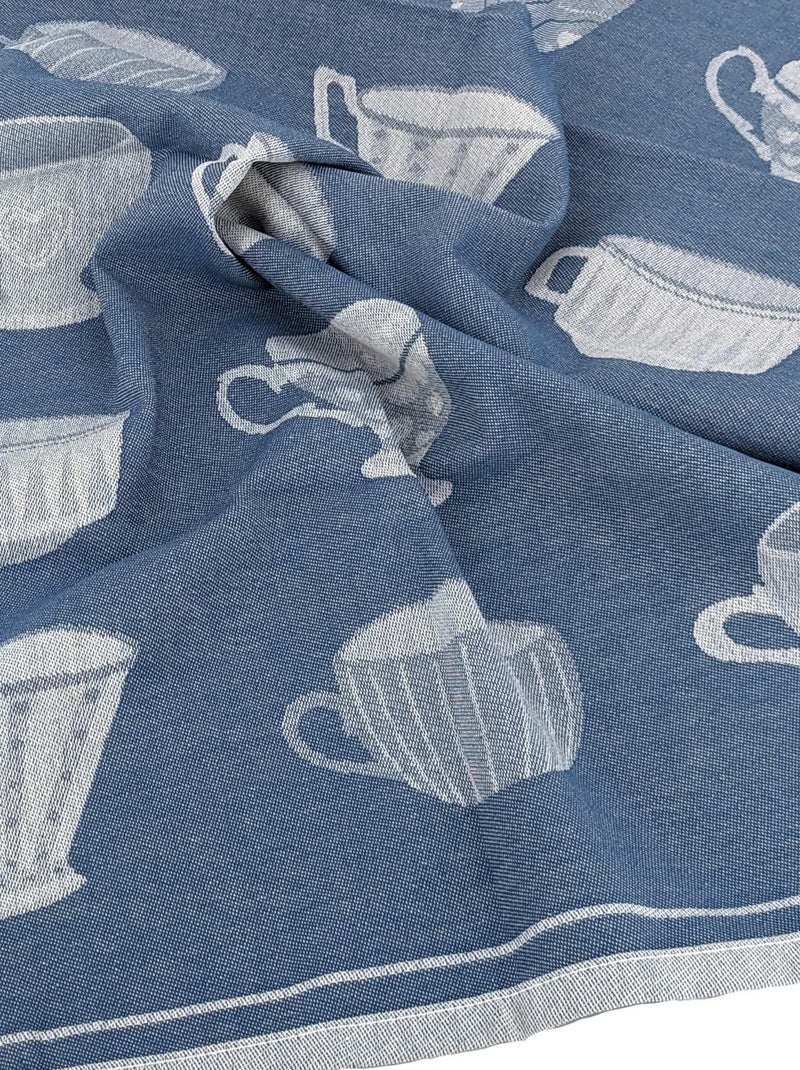 Torchon de cuisine toile collection DELICARA Bleu - Kiabi