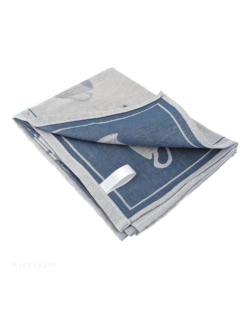 Torchon de cuisine toile collection DELICARA Bleu - Kiabi