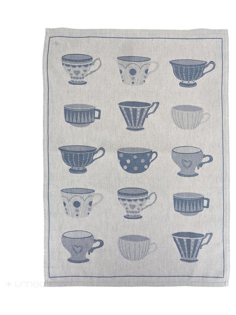 Torchon de cuisine toile collection DELICARA Bleu - Kiabi