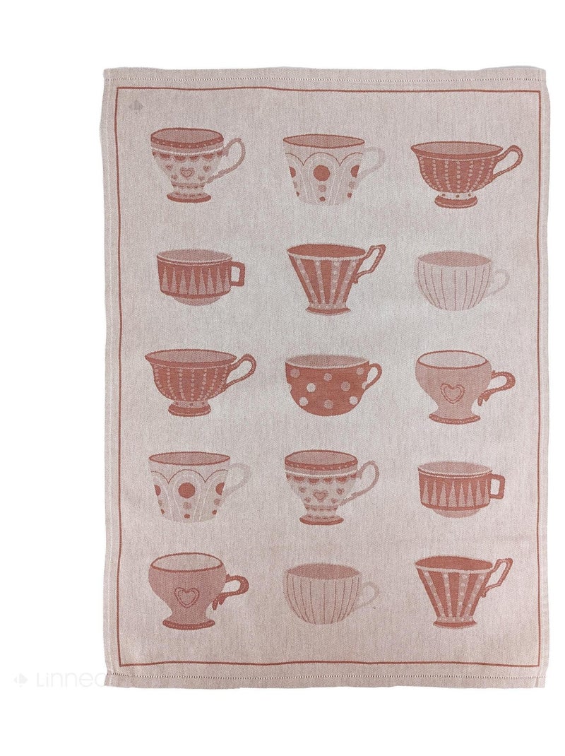 Torchon de cuisine toile collection DELICARA Rouge brique - Kiabi