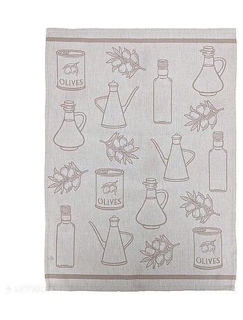 Torchon de cuisine toile collection EVOO 50x70 cm