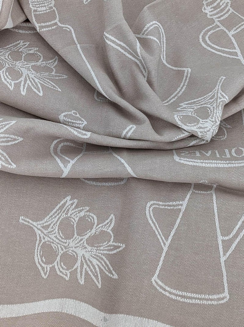 Torchon de cuisine toile collection EVOO 50x70 cm Beige - Kiabi