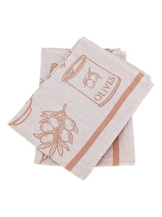 Torchon de cuisine toile collection EVOO 50x70 cm