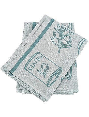 Torchon de cuisine toile collection EVOO 50x70 cm
