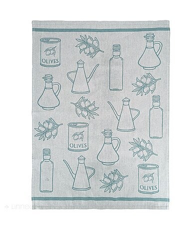 Torchon de cuisine toile collection EVOO 50x70 cm