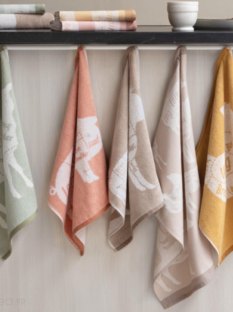 Torchon de cuisine toile collection GRILLUXE 50x70 cm Rose - Kiabi
