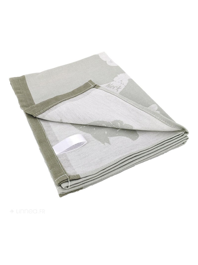 Torchon de cuisine toile collection GRILLUXE 50x70 cm Vert - Kiabi