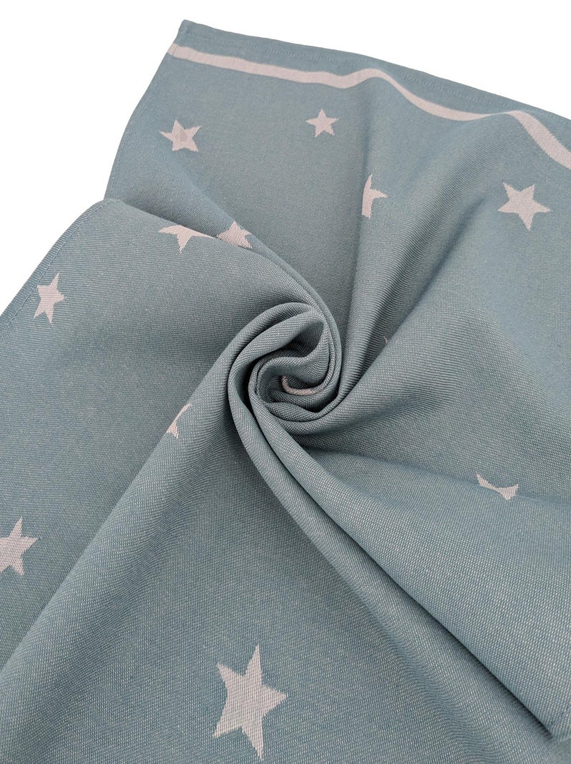 Torchon de cuisine toile NOVA 100 % coton 50x70 cm Bleu - Kiabi
