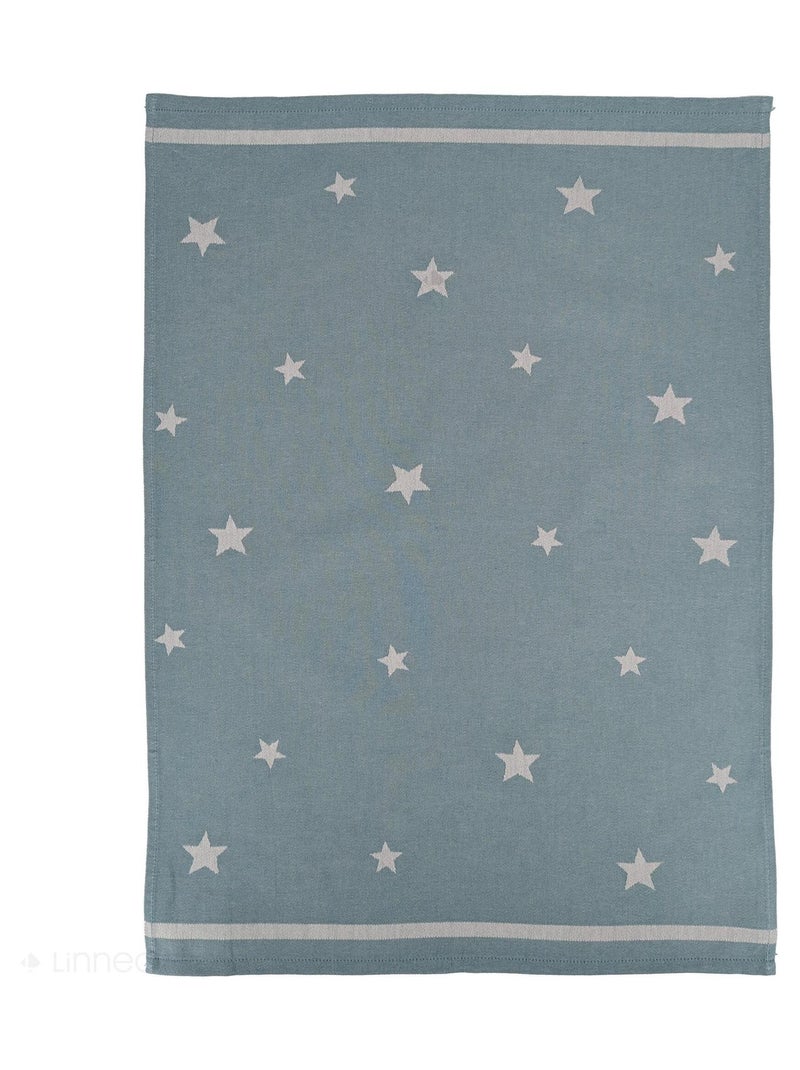 Torchon de cuisine toile NOVA 100 % coton 50x70 cm Bleu - Kiabi