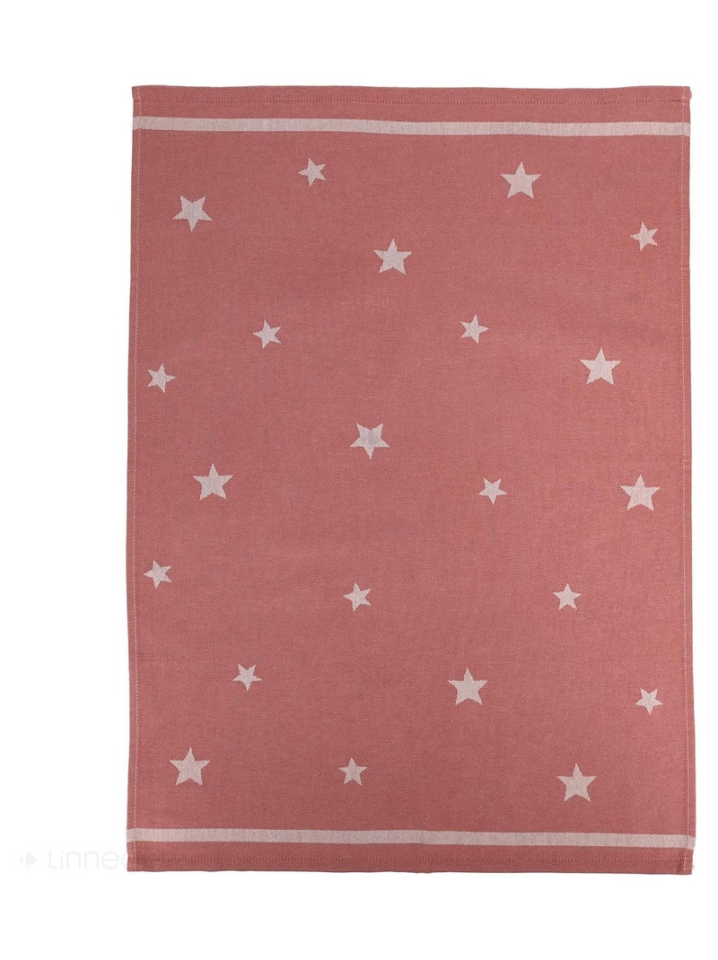 Torchon de cuisine toile NOVA 100 % coton 50x70 cm Rouge brique - Kiabi
