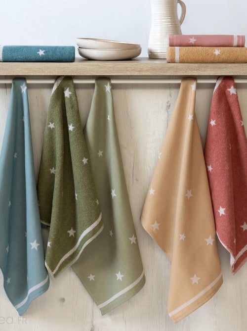 Torchon de cuisine toile NOVA 100 % coton 50x70 cm - Kiabi