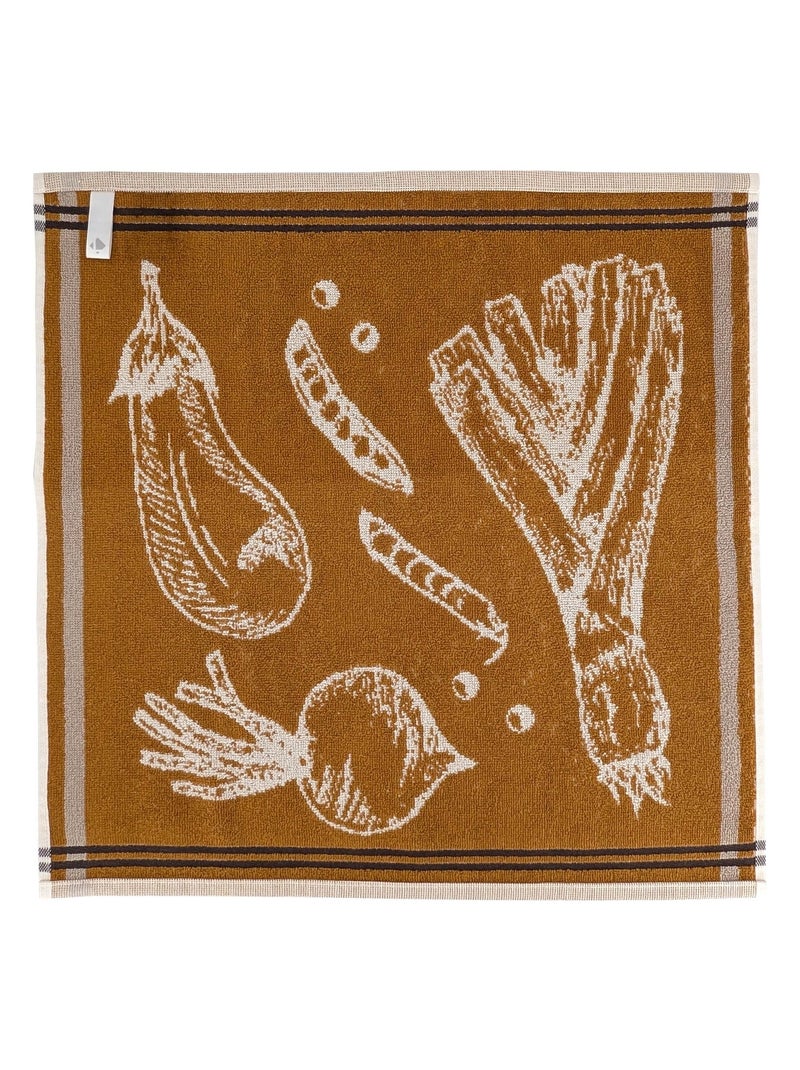 Torchon de cuisine VEG Éponge Moutarde - Kiabi