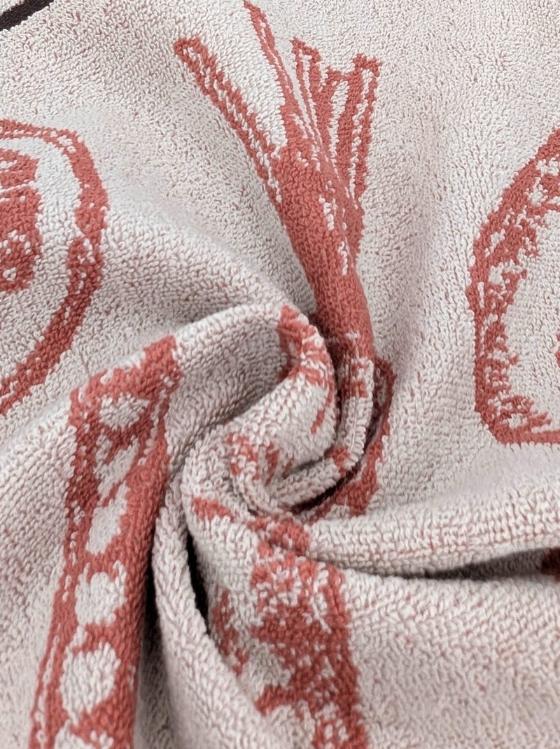 Torchon de cuisine VEG Éponge Rouge brique - Kiabi