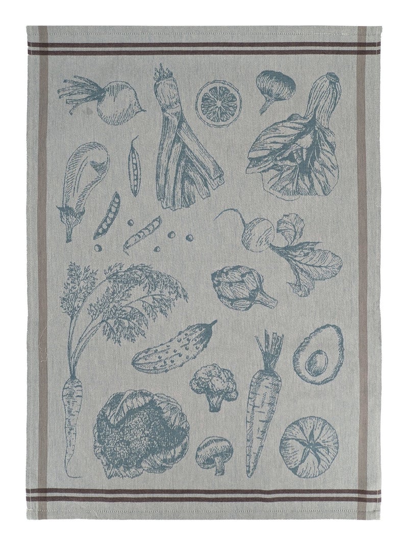 Torchon de cuisine VEG Toile Bleu - Kiabi