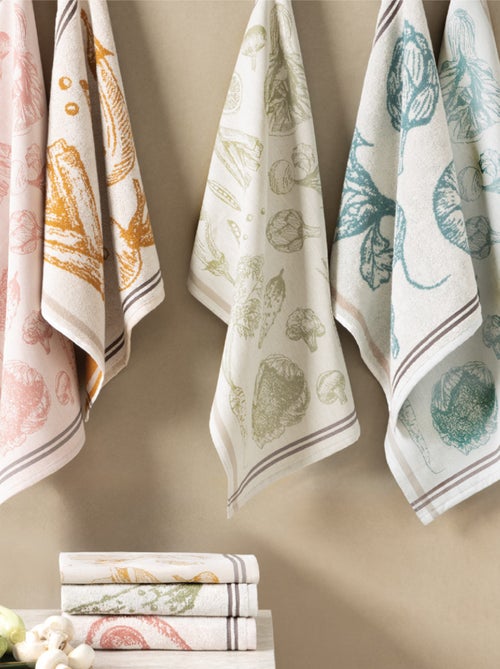 Torchon de cuisine VEG Toile - Kiabi