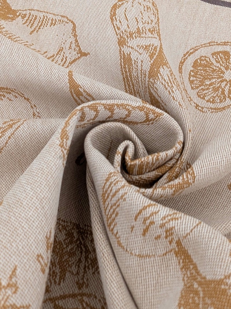 Torchon de cuisine VEG Toile Moutarde - Kiabi