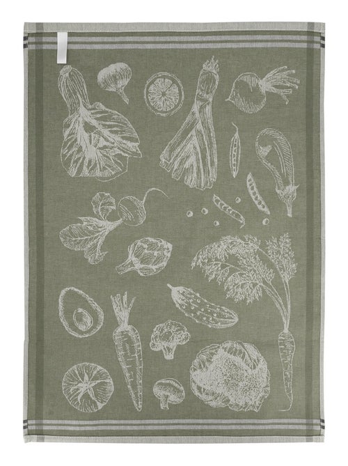 Torchon de cuisine VEG Toile - Kiabi