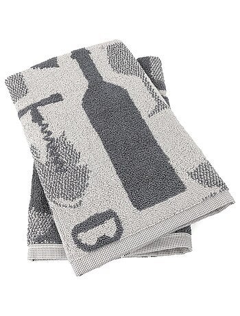 Torchon de cuisine VITIS aspect éponge 100 % coton 50x50 cm