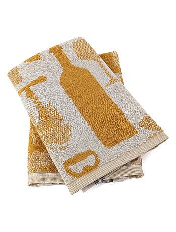 Torchon de cuisine VITIS aspect éponge 100 % coton 50x50 cm