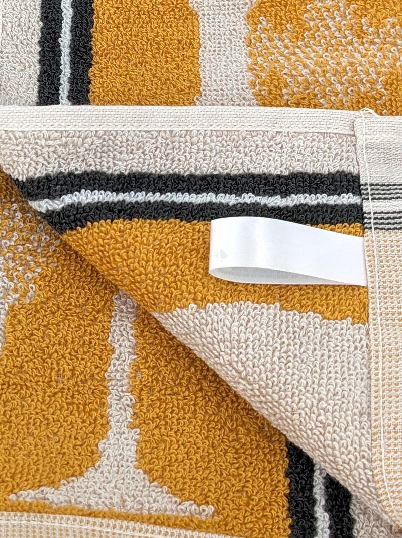 Torchon de cuisine VITIS aspect éponge 100 % coton 50x50 cm Jaune - Kiabi