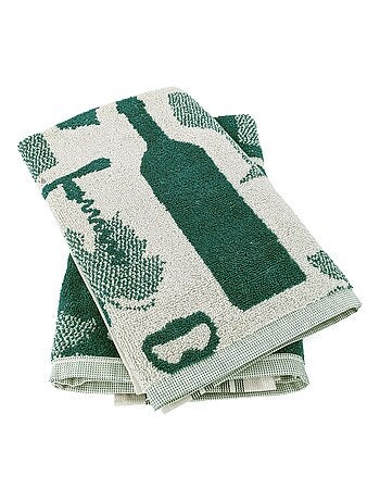 Torchon de cuisine VITIS aspect éponge 100 % coton 50x50 cm