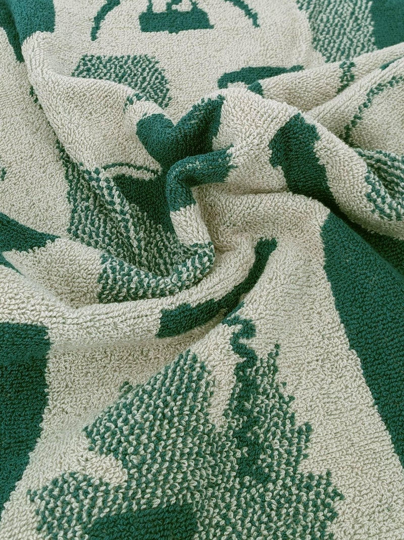 Torchon de cuisine VITIS aspect éponge 100 % coton 50x50 cm Vert - Kiabi