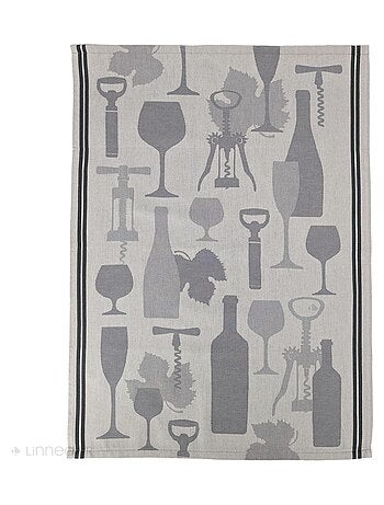 Torchon de cuisine VITIS aspect toile 100 % coton