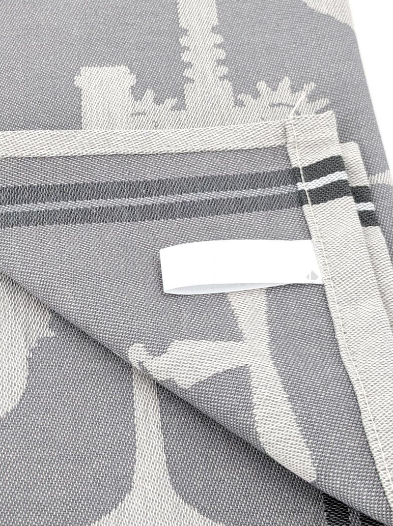 Torchon de cuisine VITIS aspect toile 100 % coton Gris - Kiabi