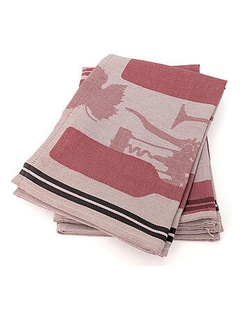 Torchon de cuisine VITIS aspect toile 100 % coton
