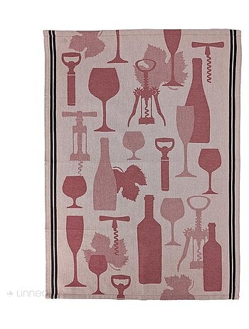 Torchon de cuisine VITIS aspect toile 100 % coton