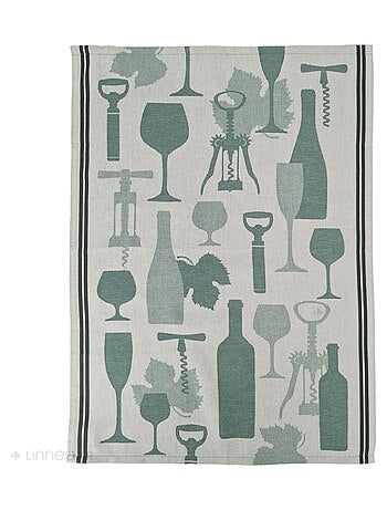 Torchon de cuisine VITIS aspect toile 100 % coton