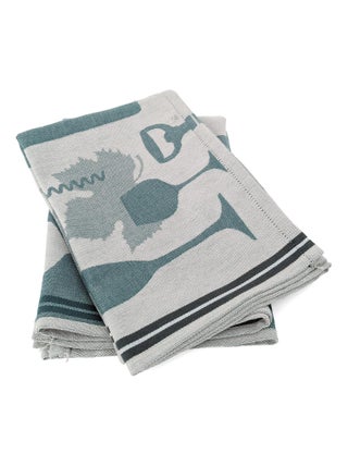Torchon de cuisine VITIS aspect toile 100 % coton