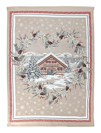 Torchon de Montagne collection CHALET coton