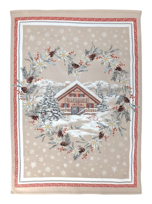 Torchon de Montagne collection CHALET coton - Kiabi