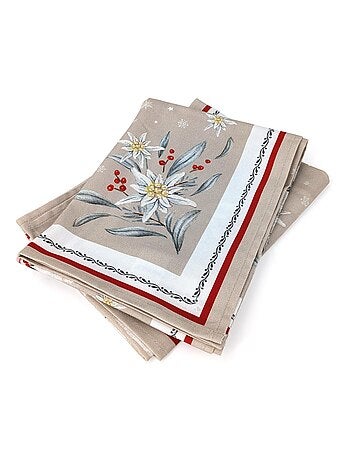 Torchon de Montagne collection LES GUETS coton