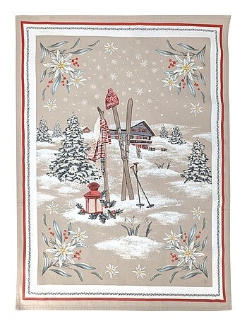 Torchon de Montagne collection LES GUETS coton
