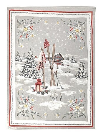 Torchon de Montagne collection LES GUETS coton