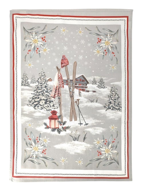 Torchon de Montagne collection LES GUETS coton - Kiabi Torchon de Montagne collection LES GUETS coton - Kiabi
