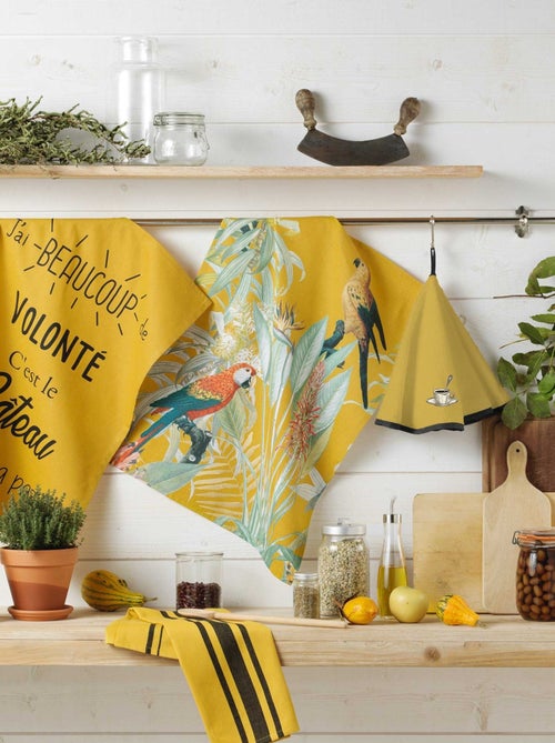 Torchon en 100% coton naturel - Kiabi