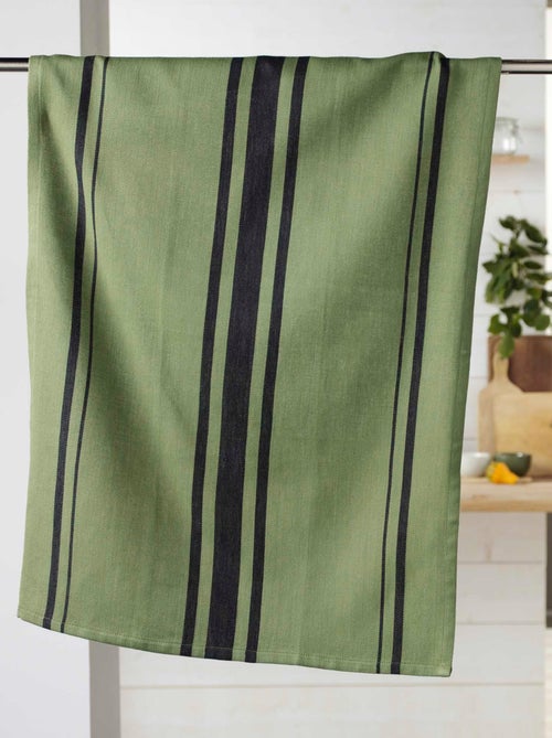 Torchon en 100% coton naturel - Kiabi