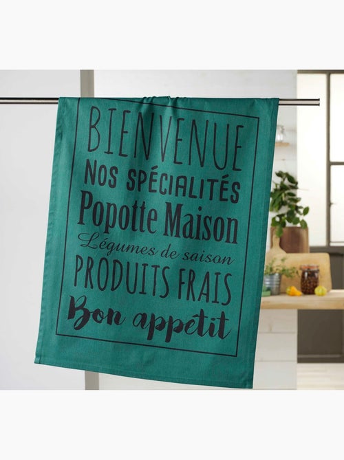 Torchon en coton Popote Maison - Kiabi
